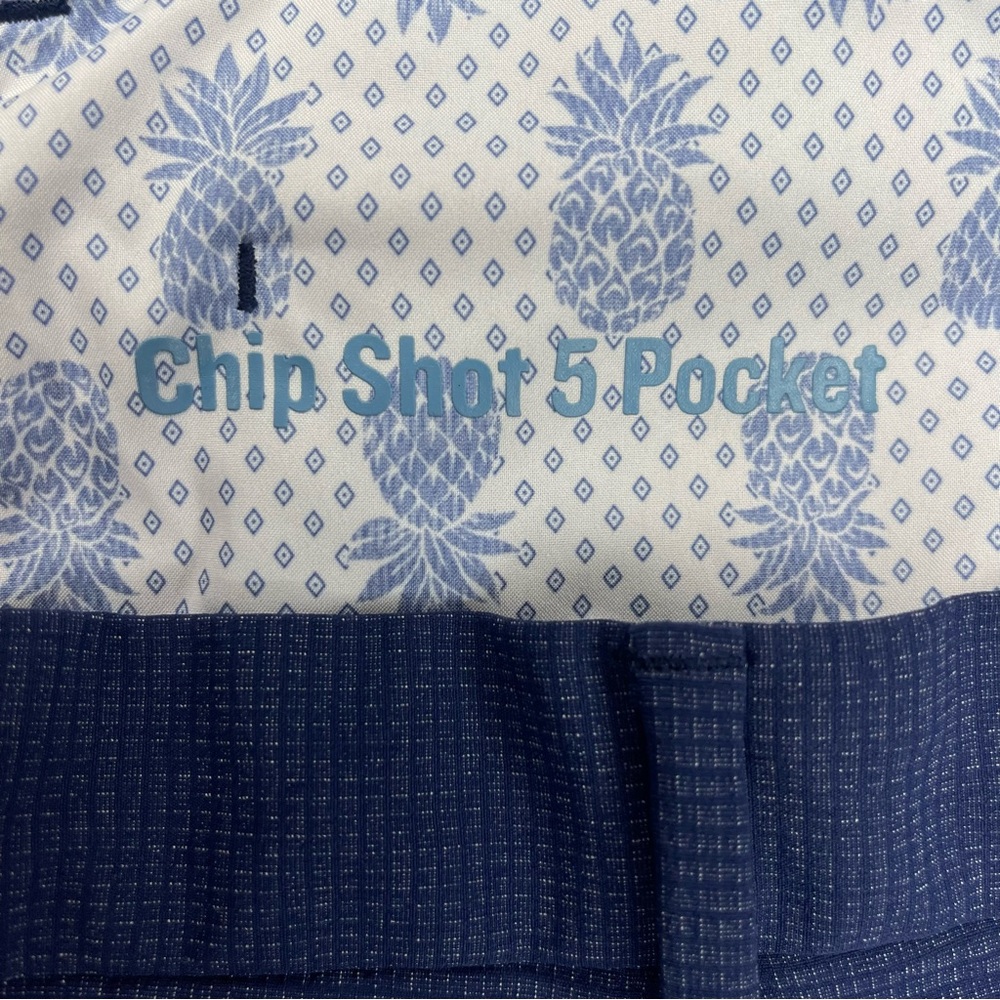 Tommy Bahama Pants Mens 38x32 (Fits 38x31) Blue Chip Shot 5 Pocket Performance - Picture 3 of 13